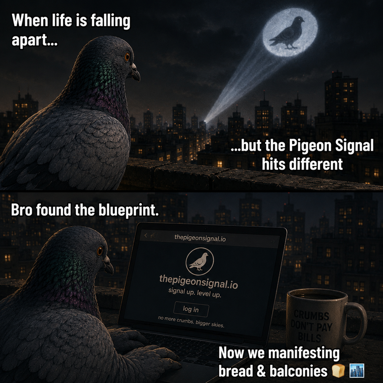 Pigeon Signal meme